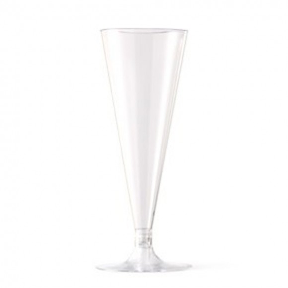 Прозрачна чаша със столче "Шампанско - 130мл"